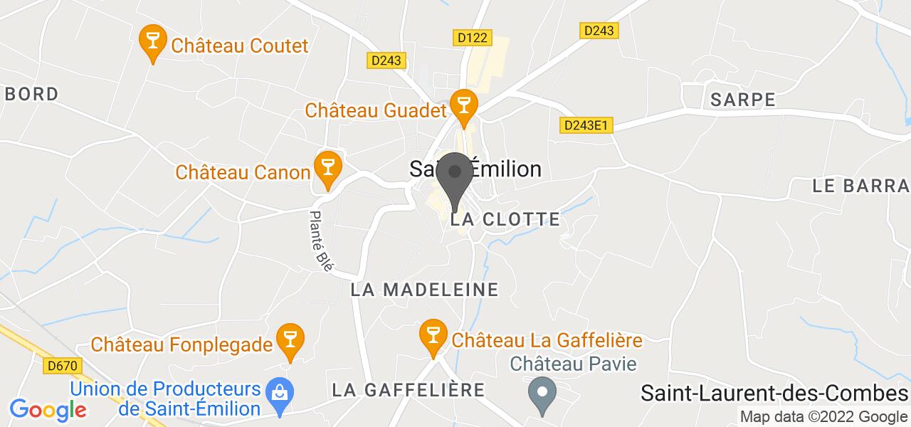 Plan d'accès — L'HUÎTRIER PIE