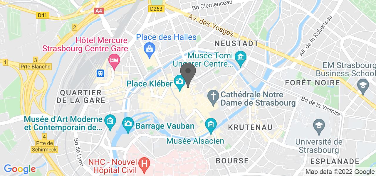 Mapa de acceso — Brasserie Floderer