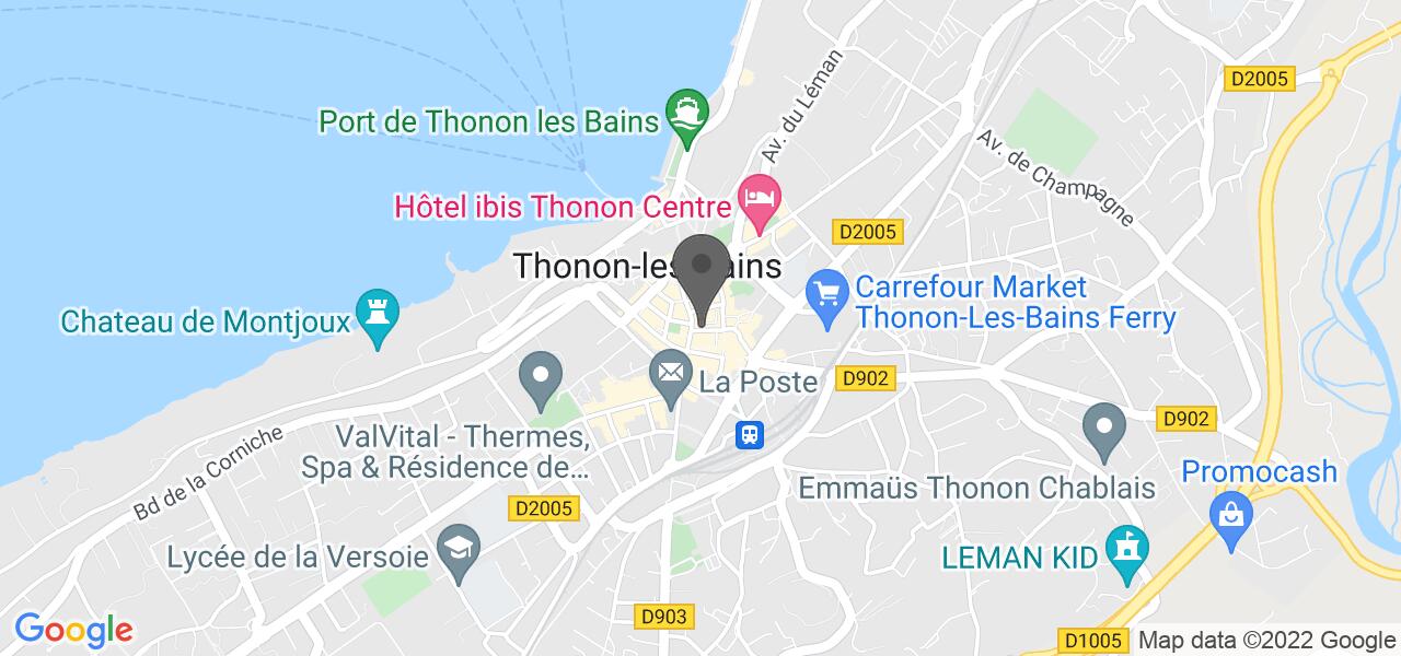 Plan d'accès — Chez Fernand