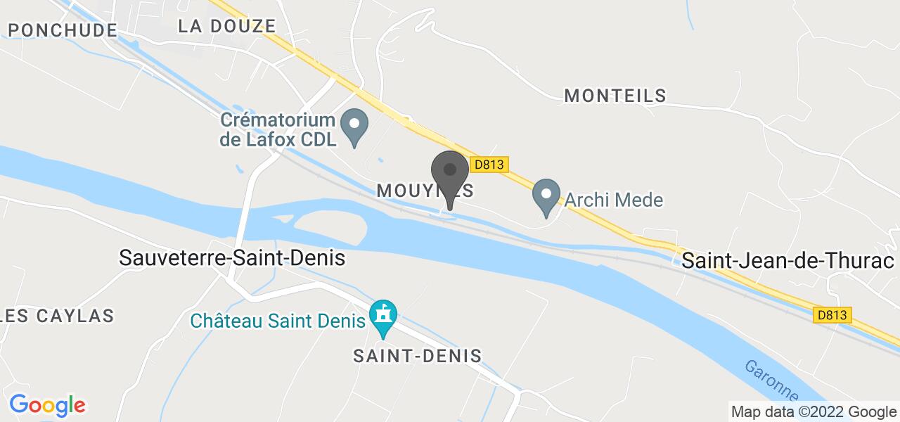 Plan d'accès — La Poule à Vélo
