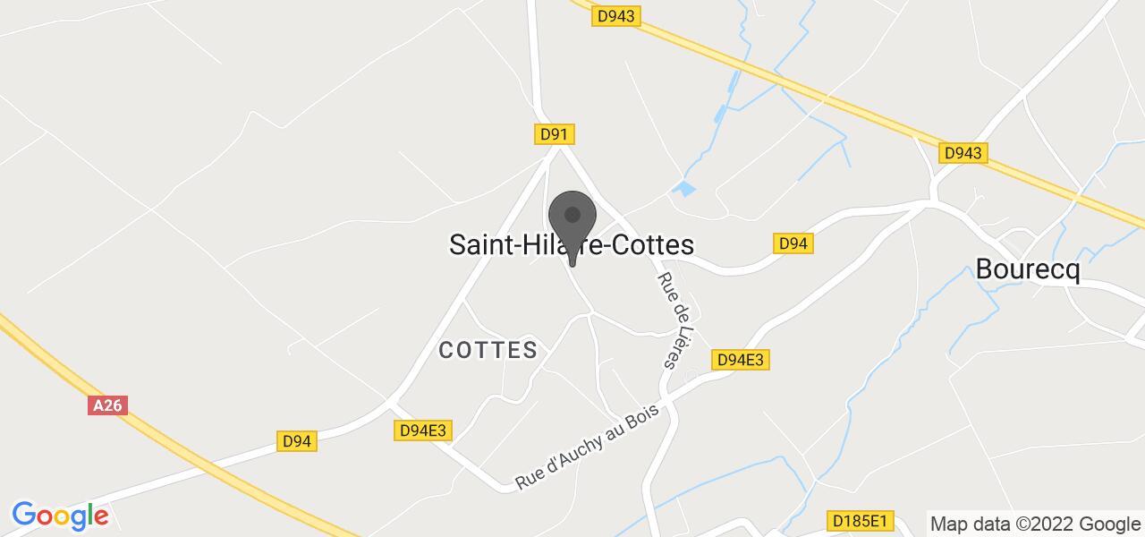 Plan d'accès — Aire de Saint-Hilaire-Cottes - LEO Bistro