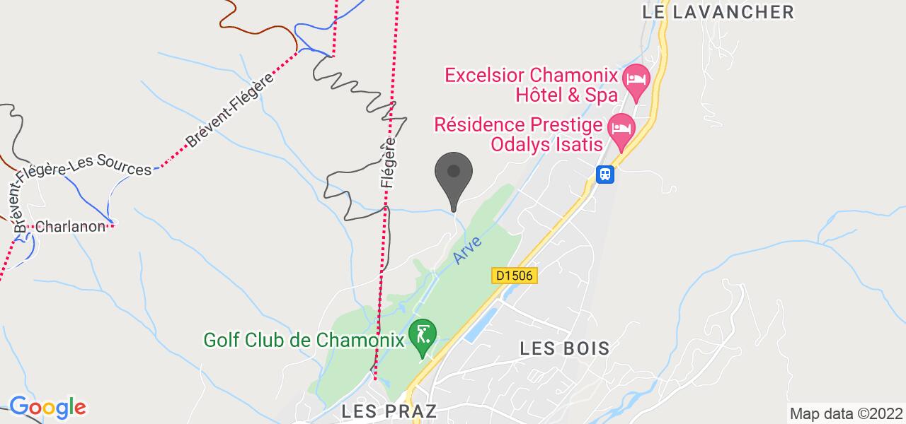 Routekaart — Le Paradis Des Praz