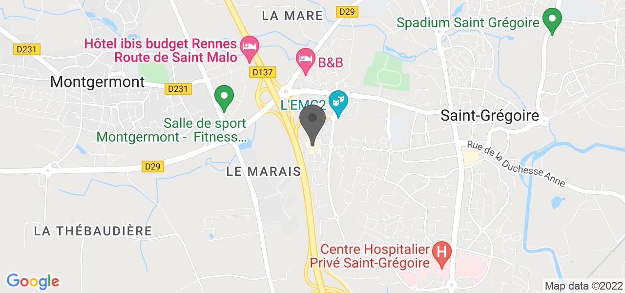 Plan d'accès — LES RELAIS D'ALSACE
