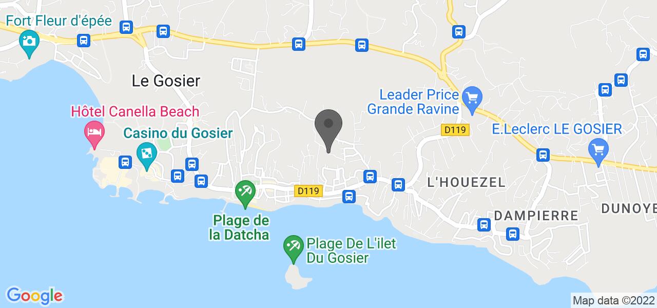 Mapa de acesso — Le Saint Georges