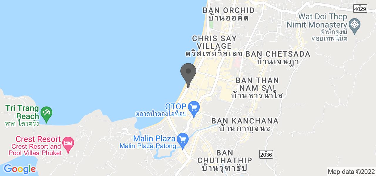 Anfahrtsplan — Roxane Cafe & Restaurant Phuket