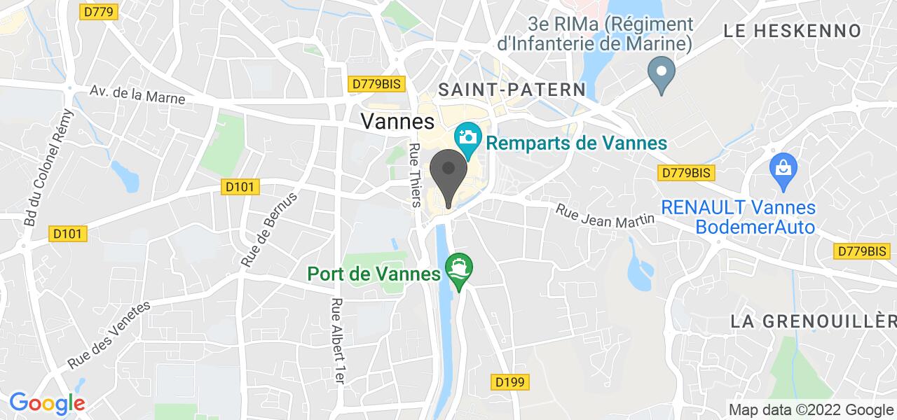 Plan d'accès — Crêperie de La Tour Trompette