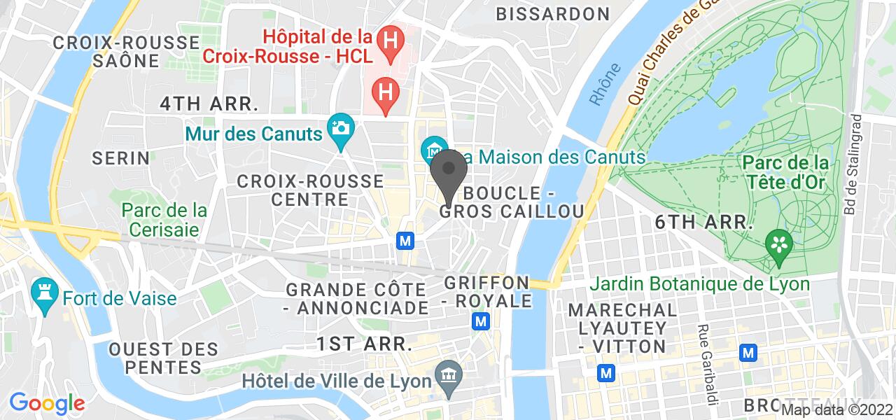 Схема проезда — Bistrot des Voraces