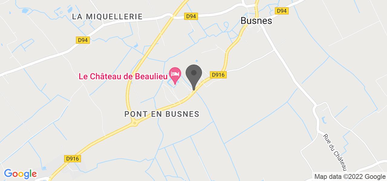 Plan d'accès — LE CHATEAU DE BEAULIEU - RESTAURANT CHRISTOPHE DUFOSSE