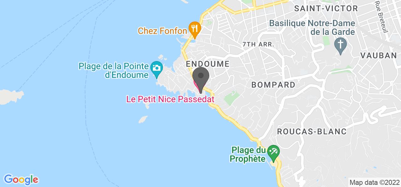 แผนที่การเดินทาง — Le Petit Nice Passedat