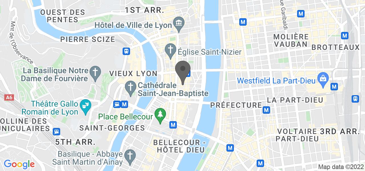 แผนที่การเดินทาง — Le Roi Falafel