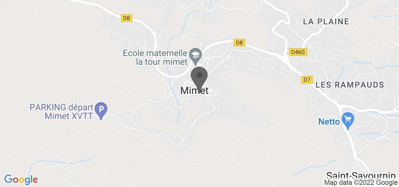 Plan d'accès — Logis Hôtel le Grand Puech