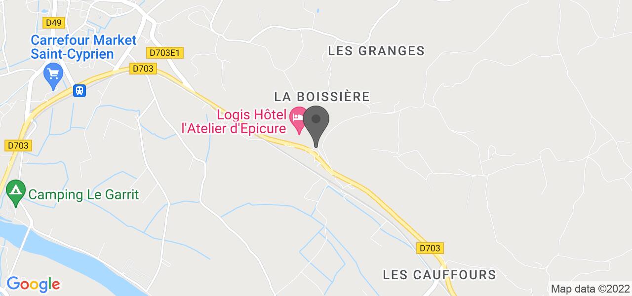 Plan d'accès — Le Bistrot d'Épicure