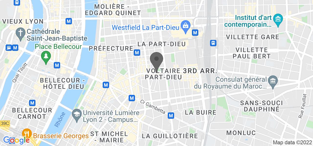 Plan d'accès — MasterTacos Lyon