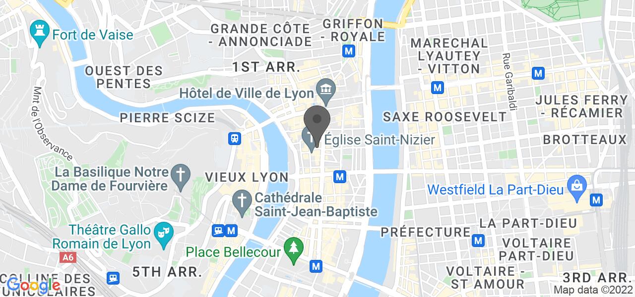Plan d'accès — Matsuri Lyon Presqu'ile