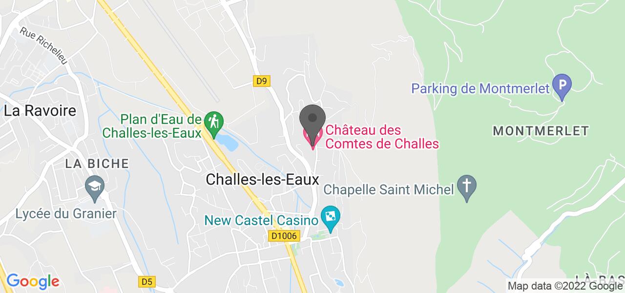 アクセスマップ — Château des Comtes de Challes