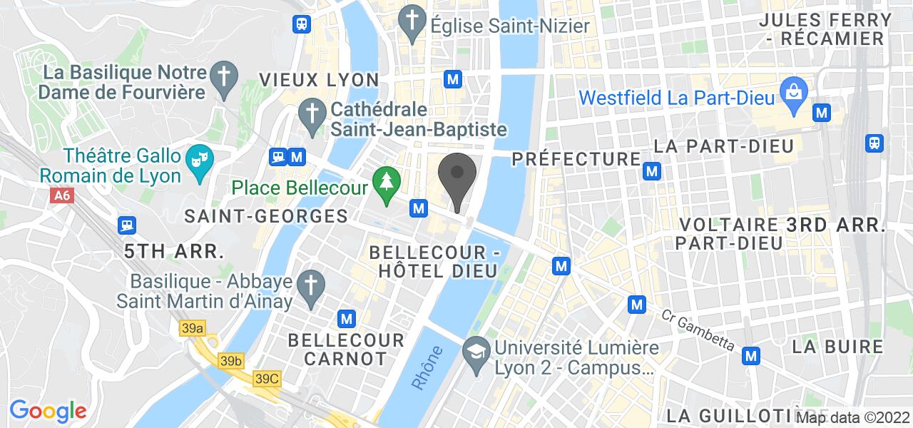 Plan d'accès — Sushi Shop Lyon Bellecour