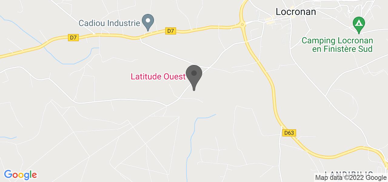 Plan d'accès — Latitude Ouest