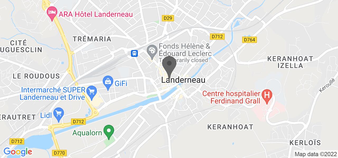 アクセスマップ — Le Comptoir de Landerneau