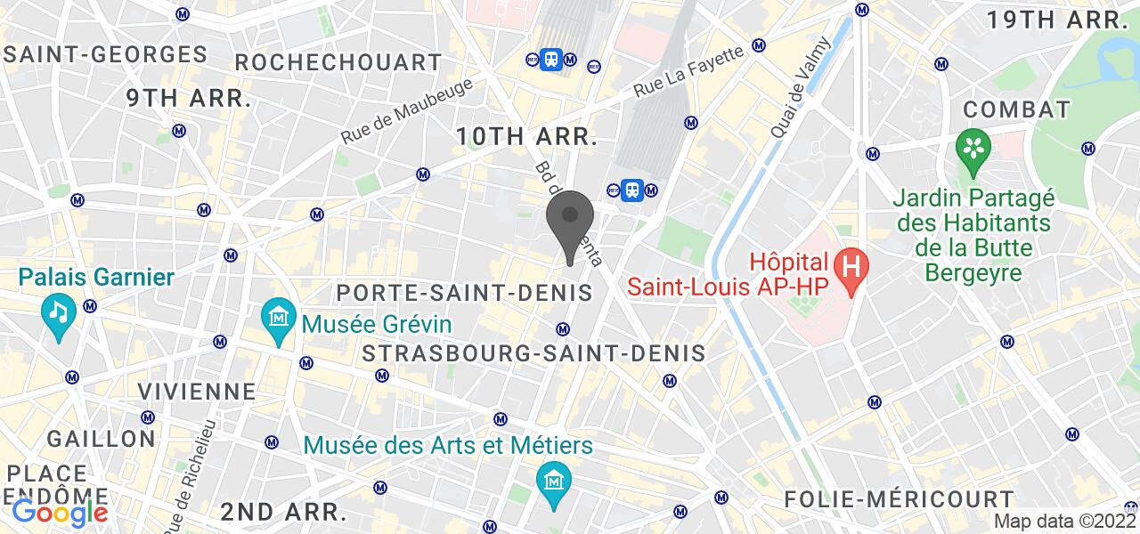 Plan d'accès — Pont Neuf - La Frite Française