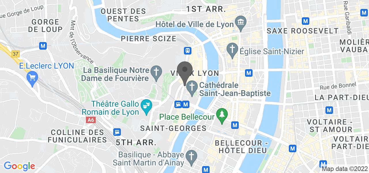 Mappa di accesso — Les Lyonnais