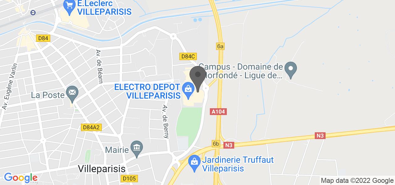 Plan d'accès — Léon de Bruxelles - Villeparisis