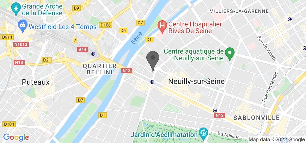 Plan d'accès — Nina Sushi Neuilly