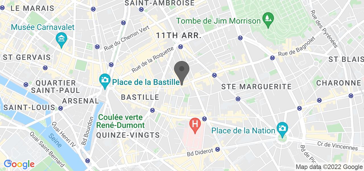 Plan d'accès — Septime