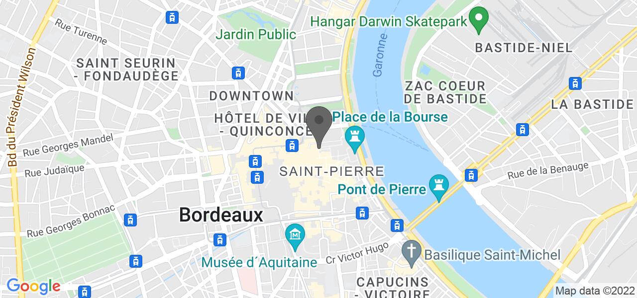 Plan d'accès — Le Bouchon Bordelais