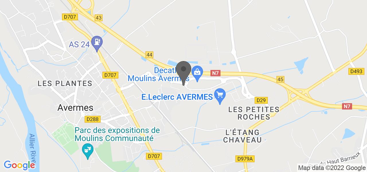 Plan d'accès — Burger King