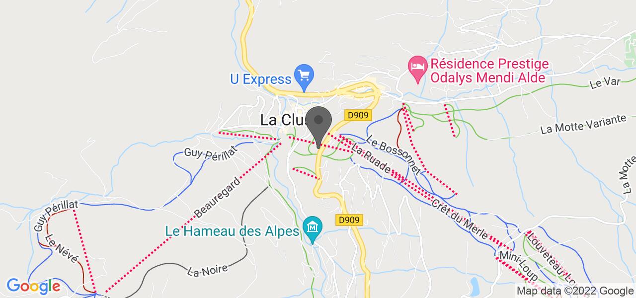 Mapa de acesso — La Ferme