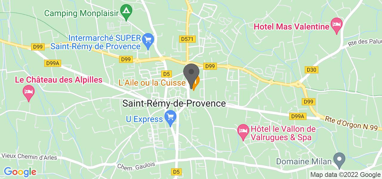 Mapa de acceso — La Médina en Provence