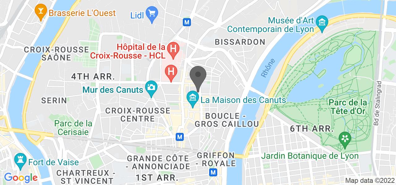 Routekaart — Le Canut et Les Gones