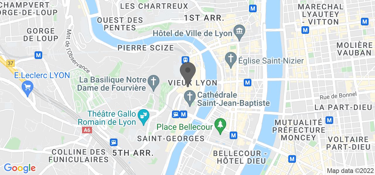 Mapa de acesso — Le François Villon