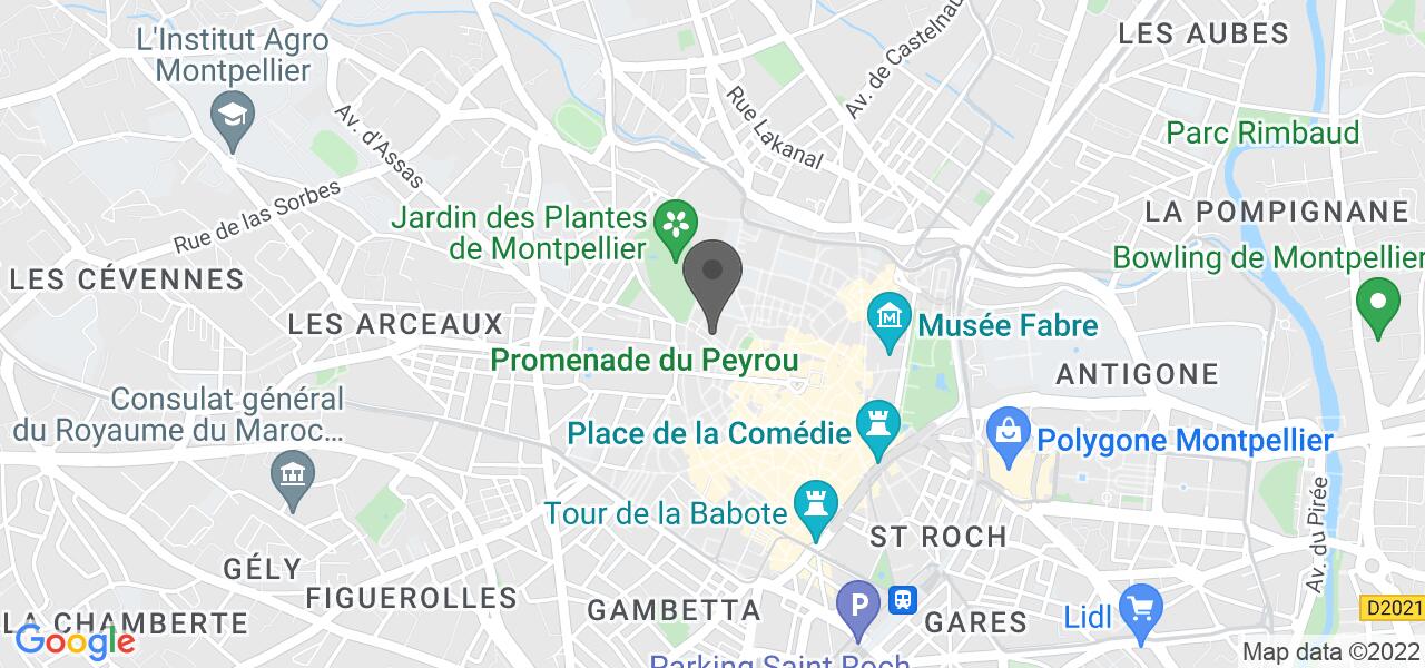 Mapa de acceso — Le Petit Jardin