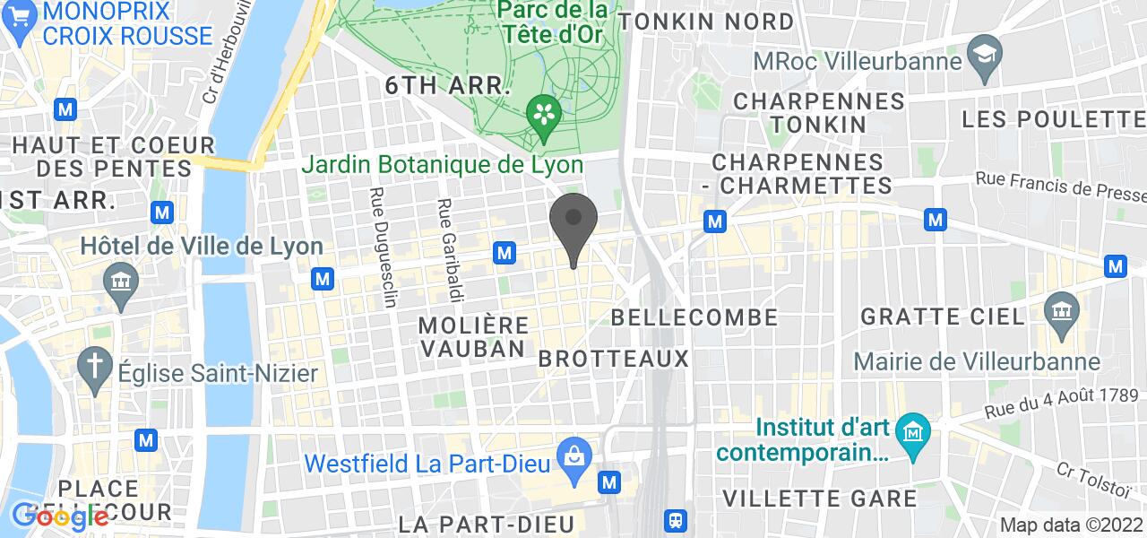 Access map — Le Poivron Bleu