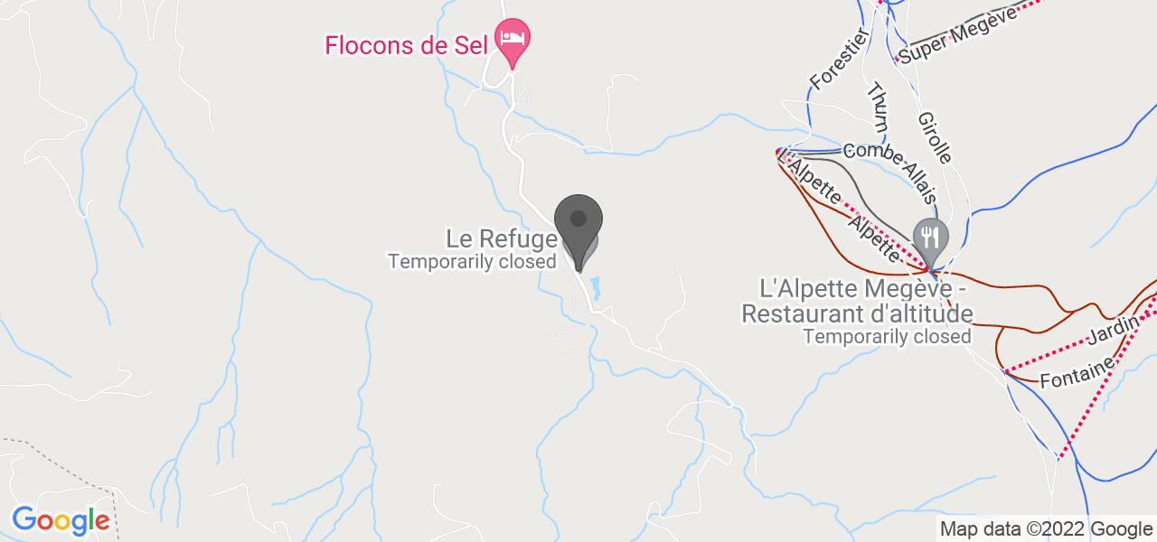 Anfahrtsplan — Le Refuge