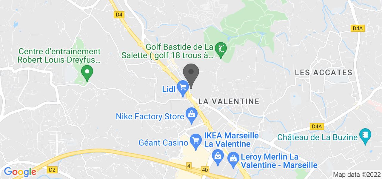 Plan d'accès — Le Thali