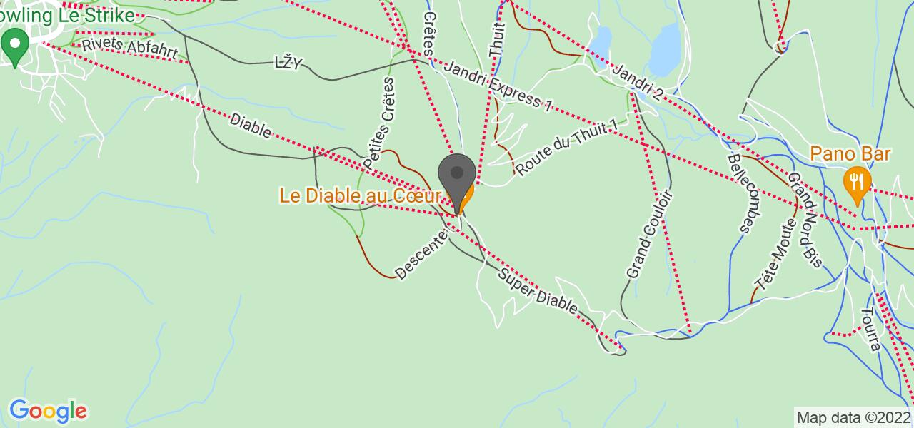 Anfahrtsplan — Le Diable au Coeur