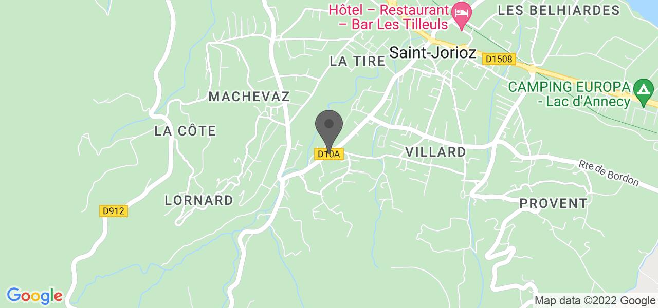 Anfahrtsplan — Le Saint Hubert (Auberge le Semnoz)
