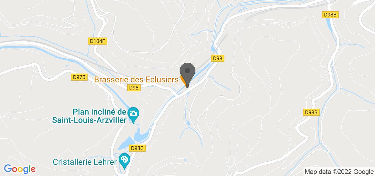 Plan d'accès — Brasserie des Eclusiers