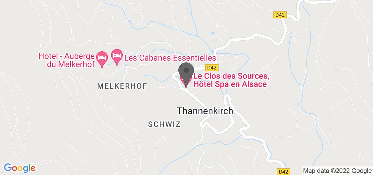 Plan d'accès — Clos des sources