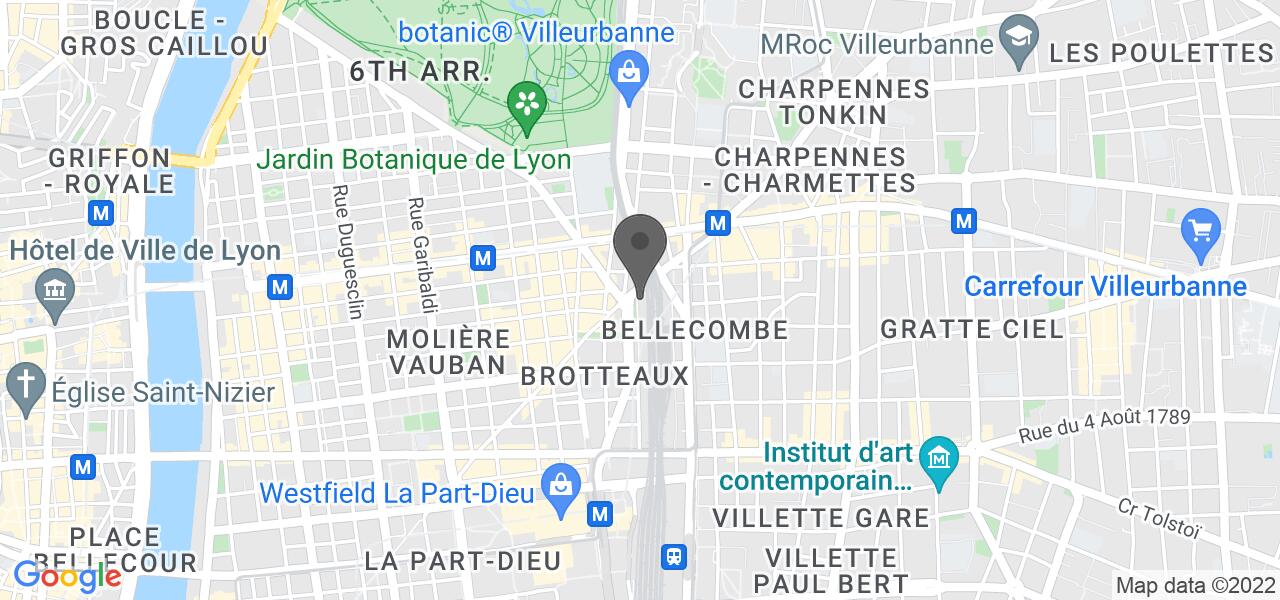 Access map — Comptoir de l'Est