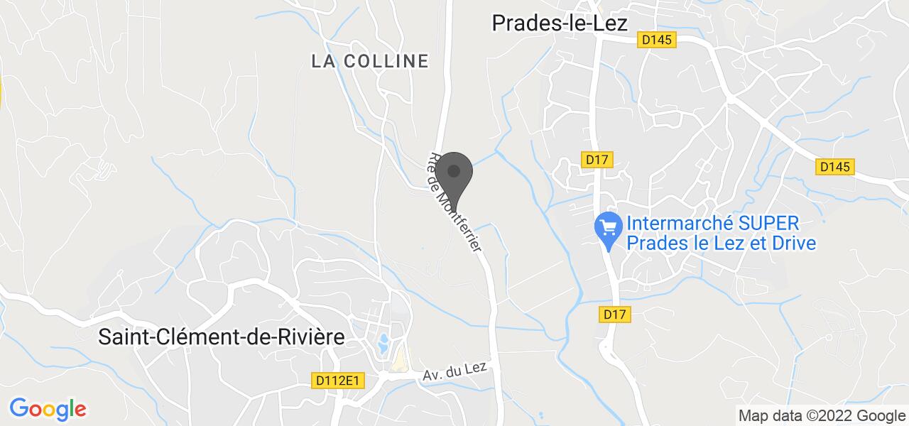 Plan d'accès — Domaine de Saint-Clément