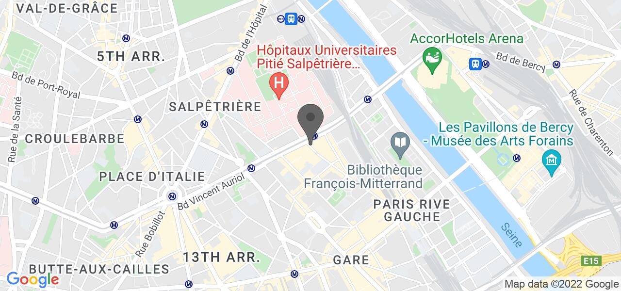 Mapa de acesso — Le Relais