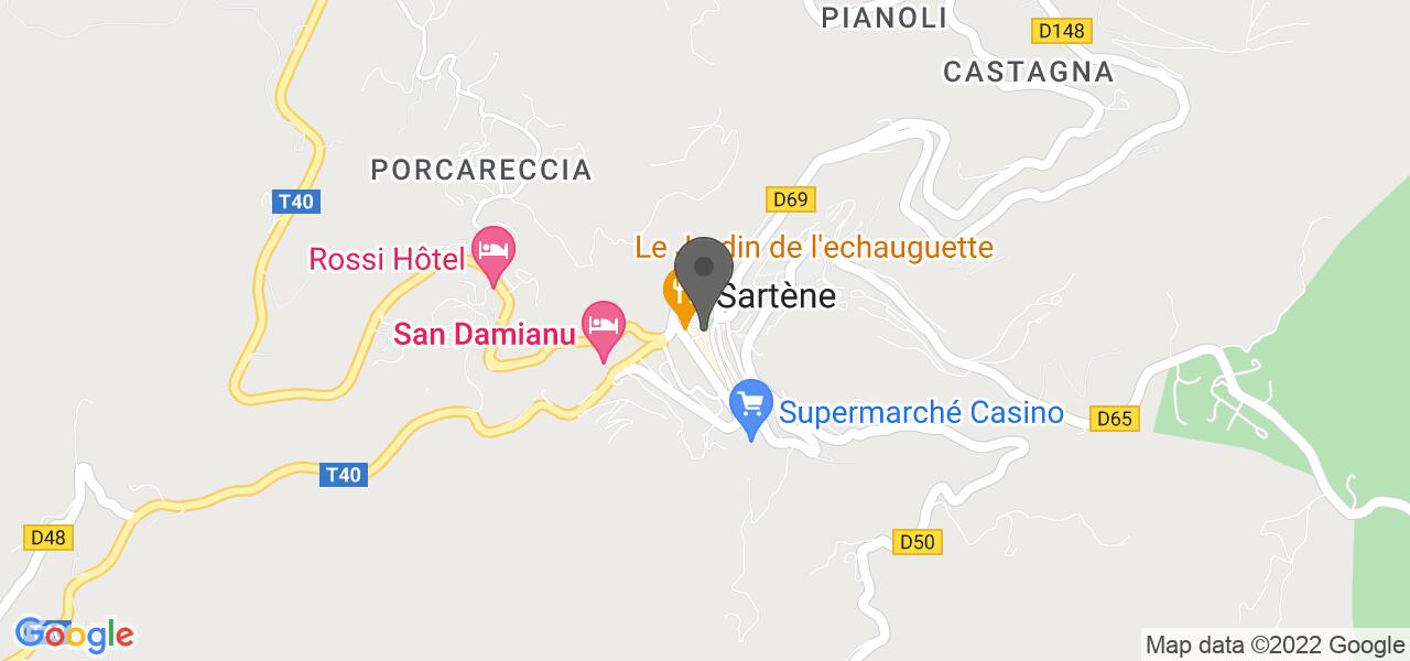 Access map — Le Sartène