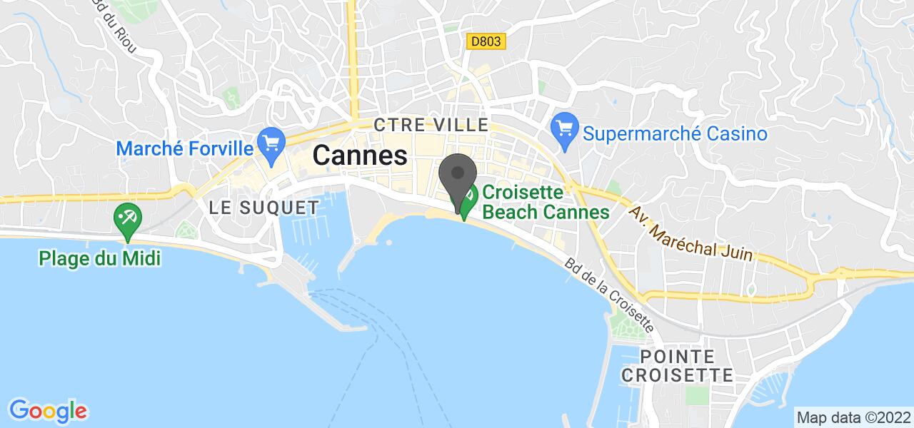 Plan d'accès — La Plage Barrière Le Gray d'Albion