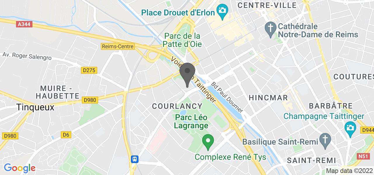 Mapa de acesso — Cis de Champagne