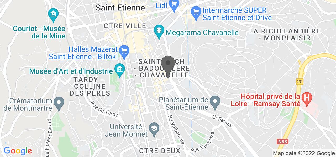 Plan d'accès — La Java Bleue