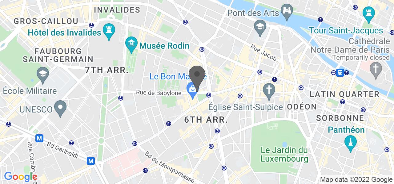 Plan d'accès — Le Babylone