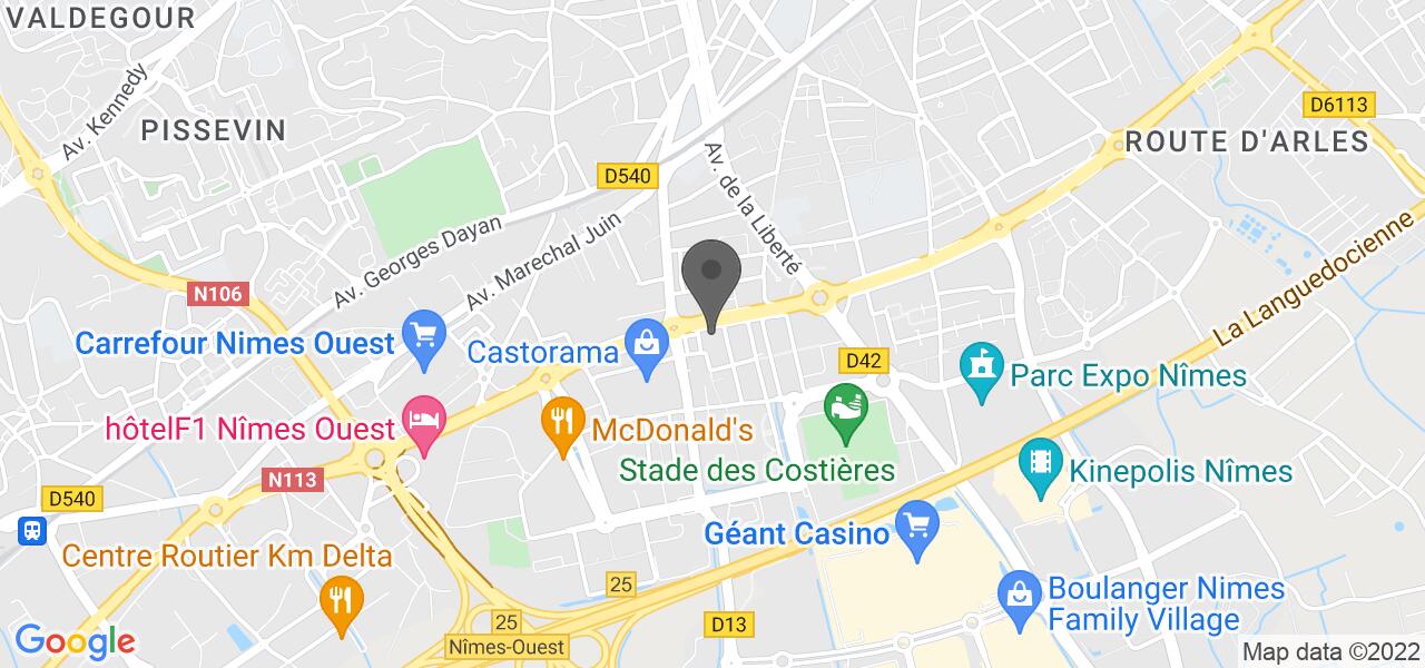Plan d'accès — Ristorante Del Arte